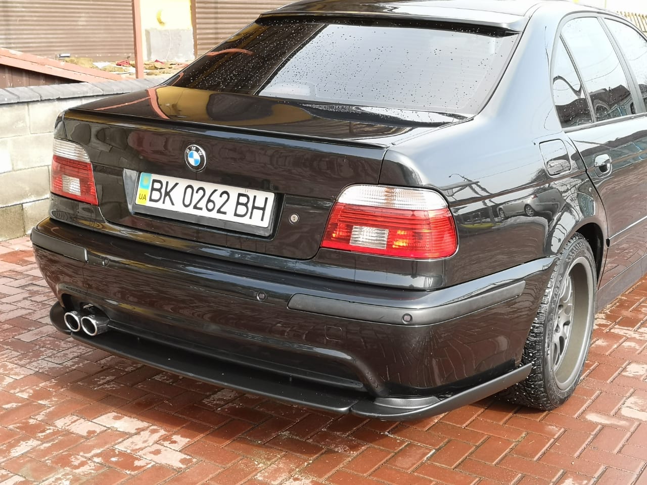 ABS Plastik BMW E39 M sport rear diffuser spoiler lip Sedan Touring