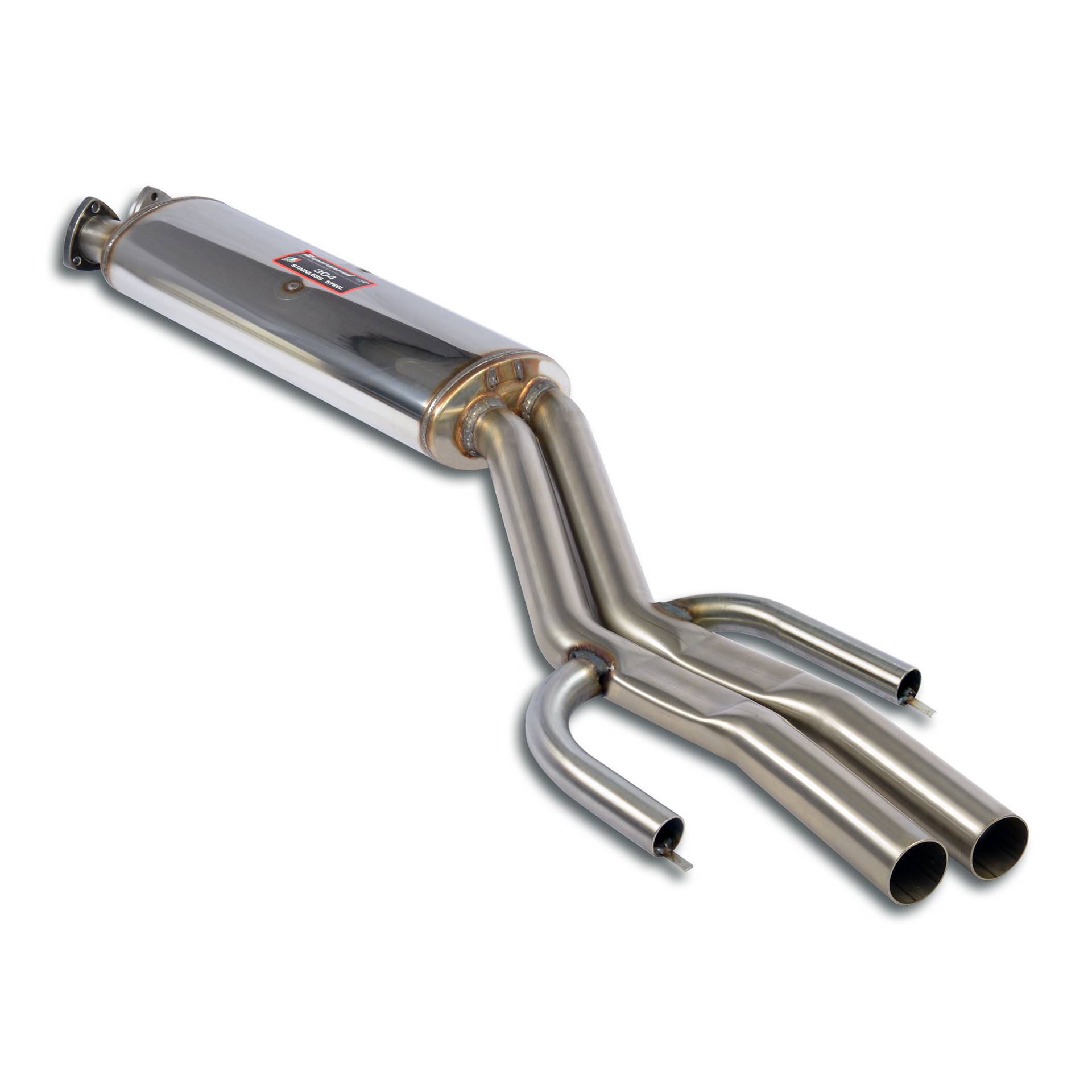 BMW E30 Supersprint Rear Exhaust 140x60 (Straight Exit)